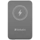 Power bank, mágneses (vezeték nélküli), 10.000 mAh, VERBATIM "MCP-10, szürke