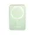 Power bank, mágneses (vezeték nélküli), 10.000mAh, VERBATIM "Charge n Go", zöld