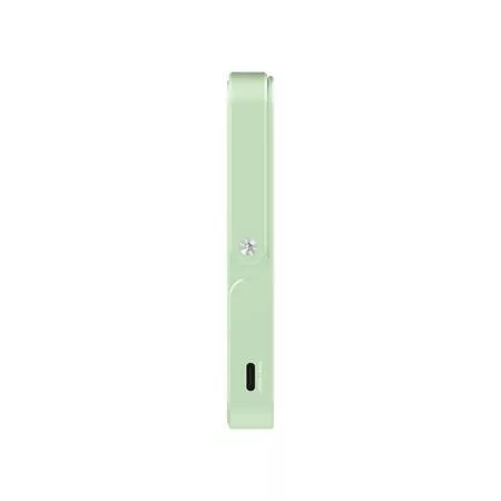 Power bank, mágneses (vezeték nélküli), 10.000mAh, VERBATIM "Charge n Go", zöld