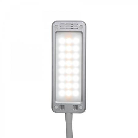 Asztali lámpa, LED, szabályozható, MAUL "Pearly colour vario", ezüst