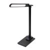 Asztali lámpa, LED, szabályozható, fém, éjjeli fény, HOME, fekete