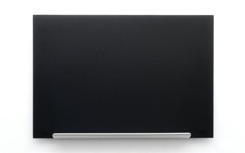 Mágneses üvegtábla, 38,1x67,7 cm, NOBO "Impression Pro", fekete
