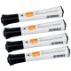 Táblamarker, kúpos hegyű, 2 mm, 10 db, NOBO "Glide", fekete