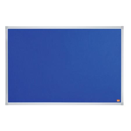 Üzenőtábla, alumínium keret, 90x60 cm, NOBO "Essential", kék