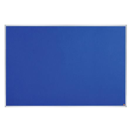 Üzenőtábla, alumínium keret, 180x120 cm, NOBO "Essential", kék