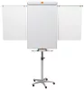 Flipchart tábla, mobil, NanoClean™ felületű, mágneses felület, 2 db segédkarral, NOBO