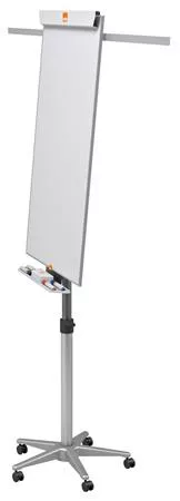 Flipchart tábla, mobil, NanoClean™ felületű, mágneses felület, 2 db segédkarral, NOBO
