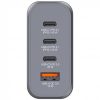 Hálózati töltő, 2xUSB-C PD (140W), USB-C PD (20W), USB-A QC 3.0, EU/UK/US, GaN, VERBATIM