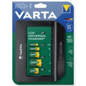   Elemtöltő, univerzális AA/AAA/C/D/9V, LCD kijelző, VARTA "Universal"