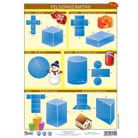   Tanulói munkalap, A4,  STIEFEL "Felszínszámítás /munkaoldal"