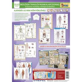   Tanulói munkalap csomag, 5 munkalap, 1 alátét, filc, STIEFEL "Biológia"