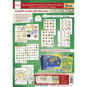   Tanulói munkalap csomag, 5 munkalap, 1 alátét, filc, STIEFEL "Iskolaelőkészítő"