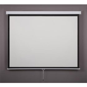 Vetítővászon, fali, rolós, 1:1, 180x180cm, VICTORIA