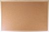 Parafatábla, kétoldalas (parafa/parafa), 40x60 cm, fa keret, VICTORIA VISUAL