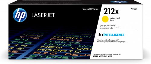 HP W2122X Toner Yellow 10k No.212X (Eredeti)