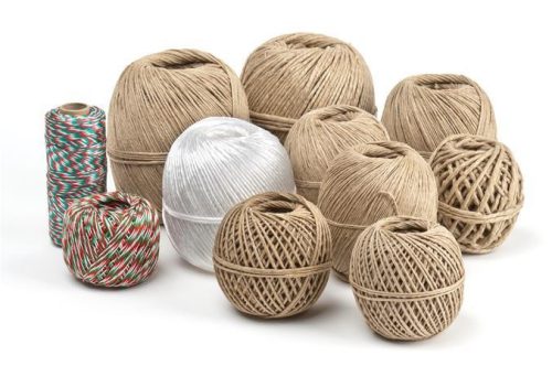 Kötözőzsineg-szett, kender,  vastag + vékony, 20m + 88m, VICTORIA