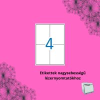 Etikettek nagysebességű lézernyomtatókhoz