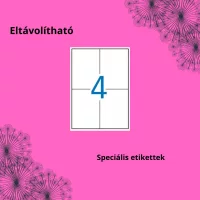 Eltávolítható etikettek