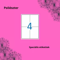 Poliészter etikettek