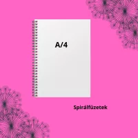 Spirálfüzetek A/4-es méret