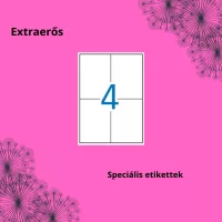 Extraerős etikettek