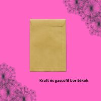 Kraft és gascofil borítékok