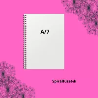 Spirálfüzetek A/7-es méret