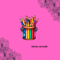 Színes ceruzák