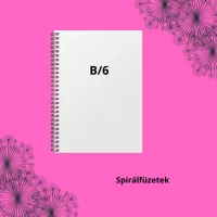 Spirálfüzetek B/6-os méret